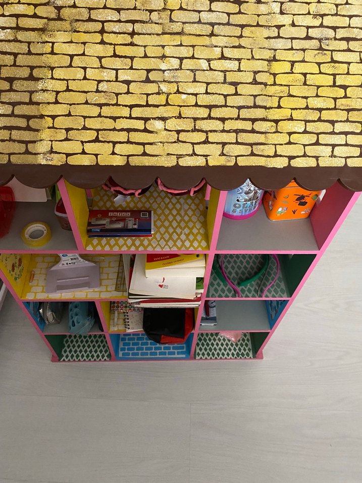 Renkli Pembe Çocuk evi - Görsel 4