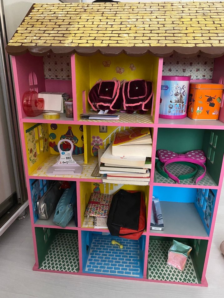 Renkli Pembe Çocuk evi - Görsel 2