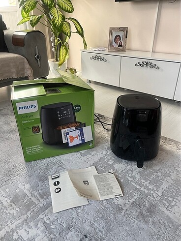 Philips airfryer 4.1 litre faturası mevcut hiç kullanılmamış sıf