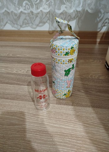 Çocuk Termosu Beyaz Renkli Desenli - Görsel 3