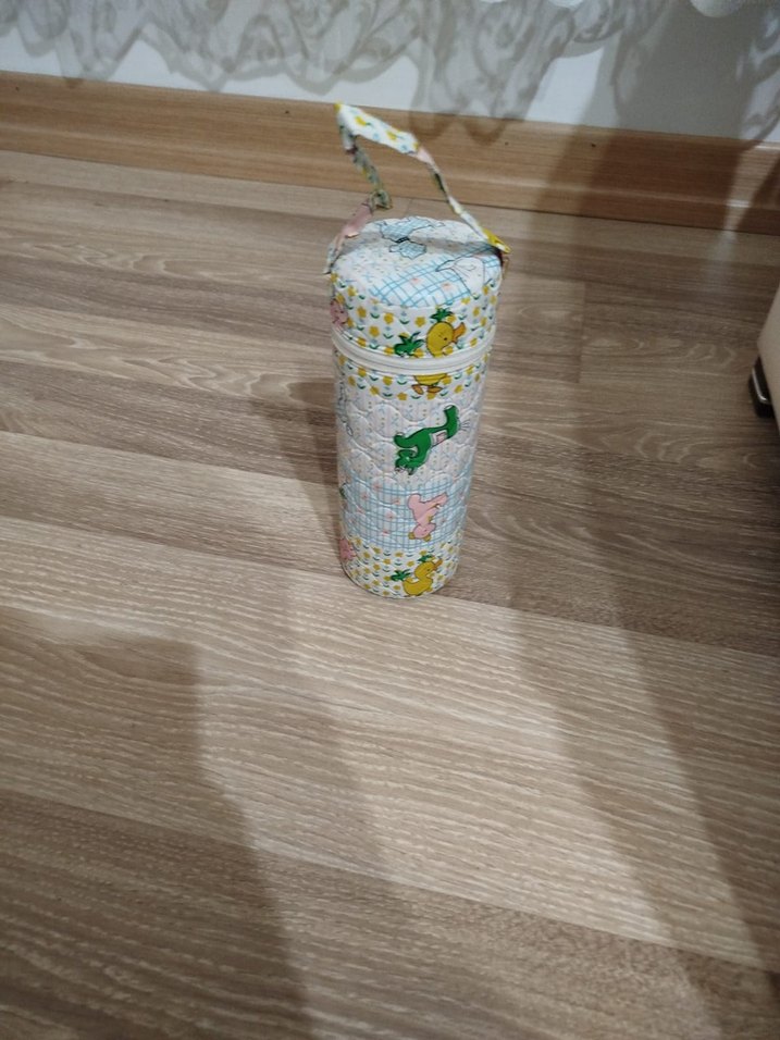 Çocuk Termosu Beyaz Renkli Desenli - Görsel 4