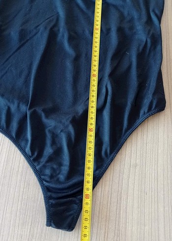 siyah Düz Kesim Kadın body - Görsel 3