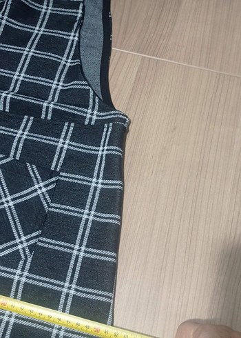 Gri Kareli jile elbise - Görsel 5