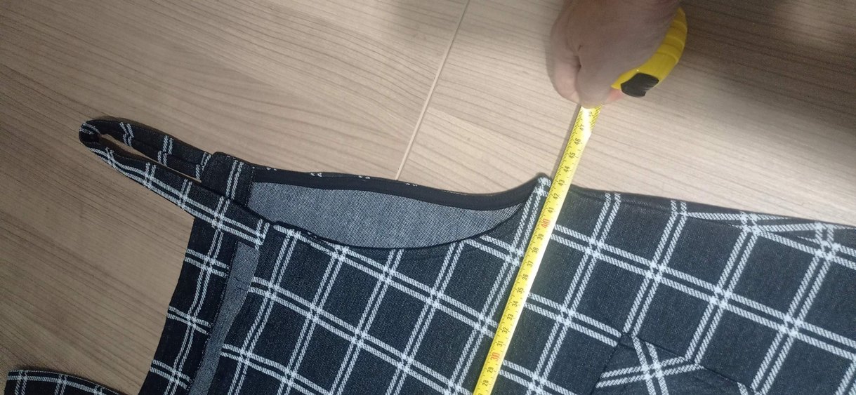 Gri Kareli jile elbise - Görsel 3