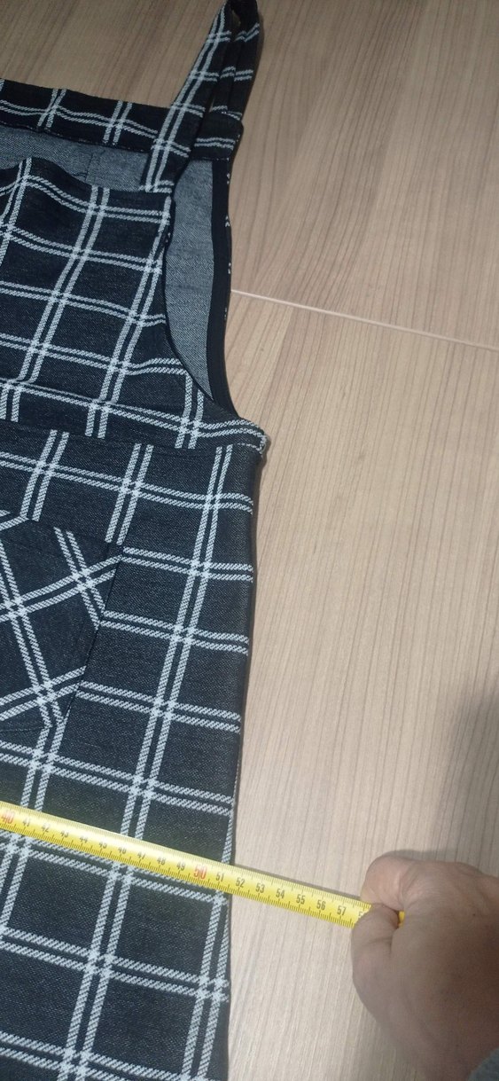 Gri Kareli jile elbise - Görsel 5