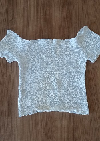 Beyaz Mini Bluz