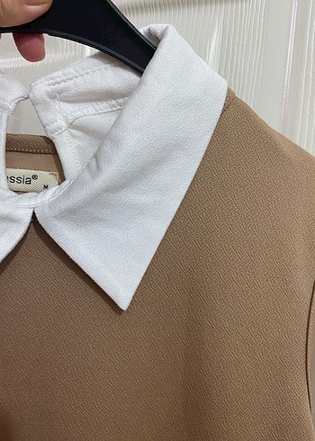 38 Beden Bej Regular Fit Kolsuz Midi Tunik
