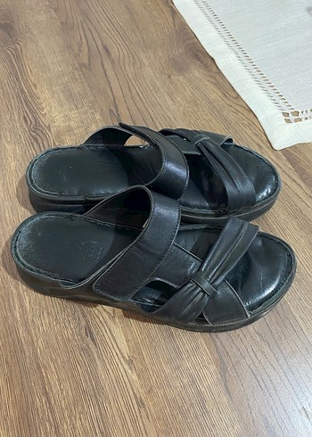 40 Beden Hakiki deri Topuklu Kadın Sandalet