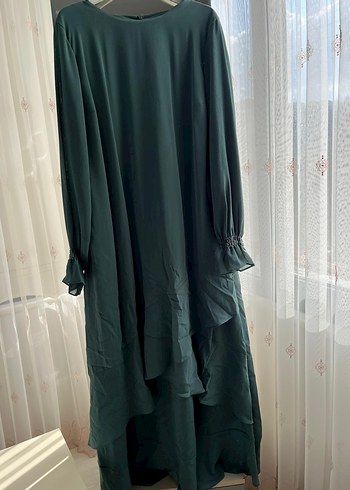 Bohem Salaş Uzun Kollu Uzun Elbise - Görsel 4