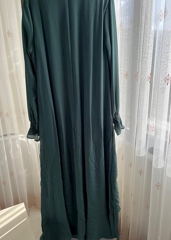 Bohem Salaş Uzun Kollu Uzun Elbise - Görsel 5