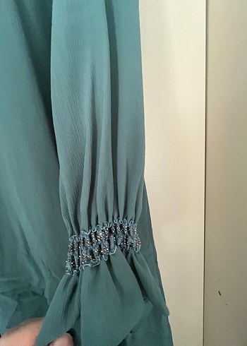 Bohem Salaş Uzun Kollu Uzun Elbise - Görsel 2