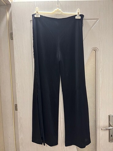 l Beden Siyah özel gün pantolonu