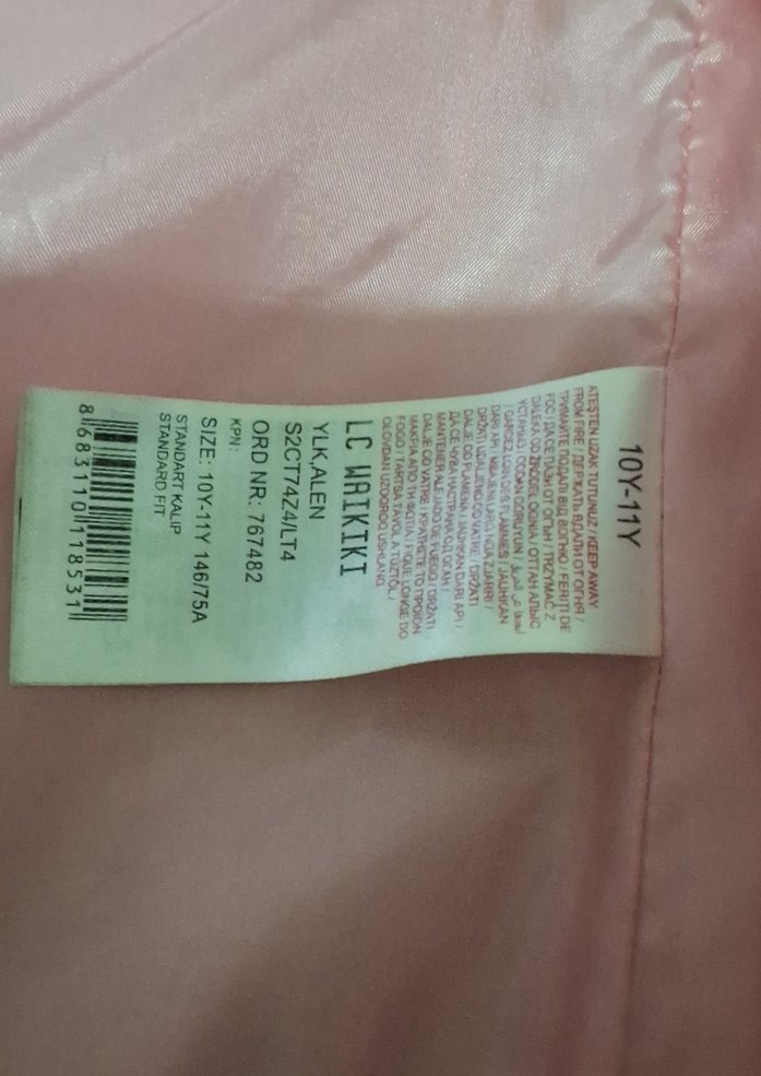 Kız Çocuk Kapüşonlu Unicorn Desenli Yelek - Görsel 3