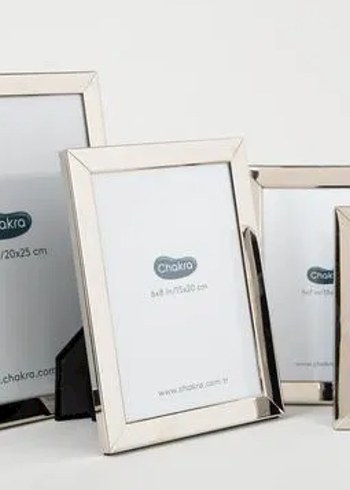 Chakra Gri Metal Fotoğraf Çerçeveler - Görsel 2