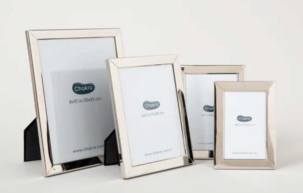 Chakra Gri Metal Fotoğraf Çerçeveler - Görsel 2