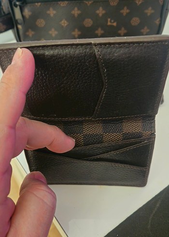 Beden kahverengi Renk Louis Vuitton Erkek Cüzdan Seti