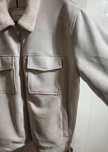 2xl Beden gri Renk Gri Yumuşak Kumaşlı Ceket