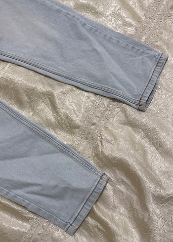 Buz mavisi stradivarius mom fit jean - Görsel 2