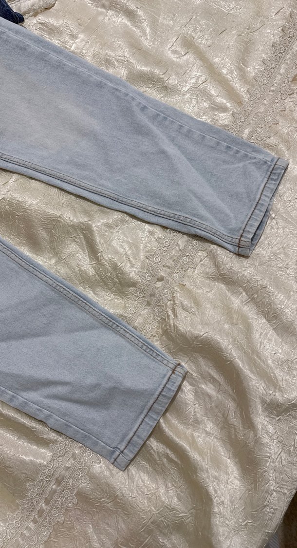 Buz mavisi stradivarius mom fit jean - Görsel 2