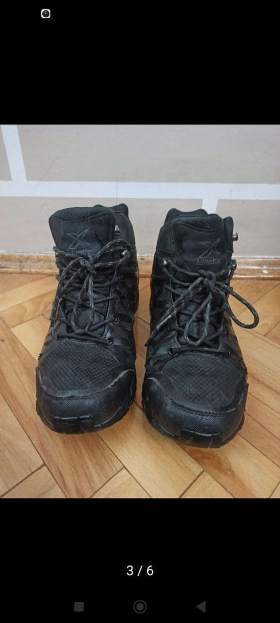 Siyah Erkek Spor Botları Velcro - Görsel 2