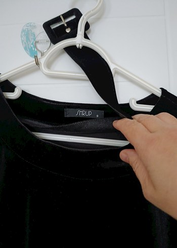 Uzun Siyah Gotik Kadın Elbise - Görsel 3