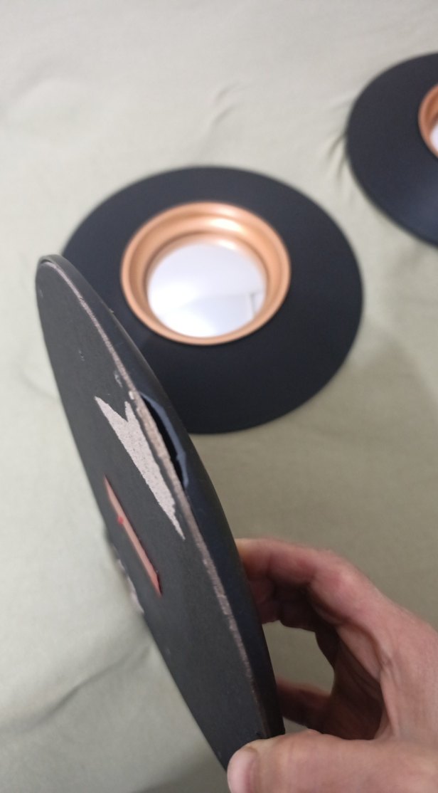 Dekoratif Vinil Plak Ayna Seti - Görsel 3