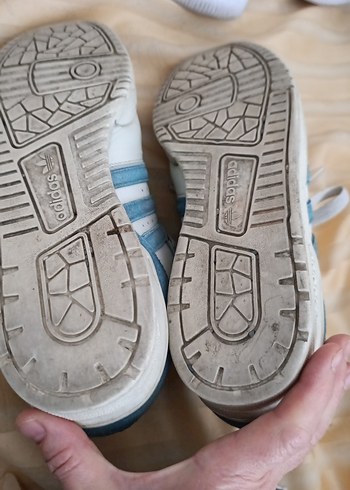 Beyaz Bağcıklı Kadın Spor Ayakkabı - Görsel 4