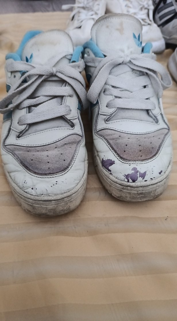 Beyaz Bağcıklı Kadın Spor Ayakkabı - Görsel 5