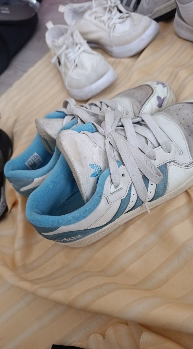 Beyaz Bağcıklı Kadın Spor Ayakkabı - Görsel 2