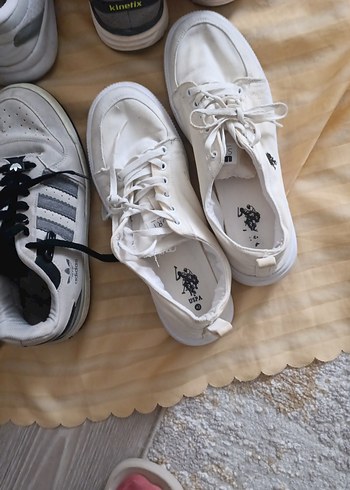 Gri Beyaz Erkek Spor Ayakkabı - Görsel 8