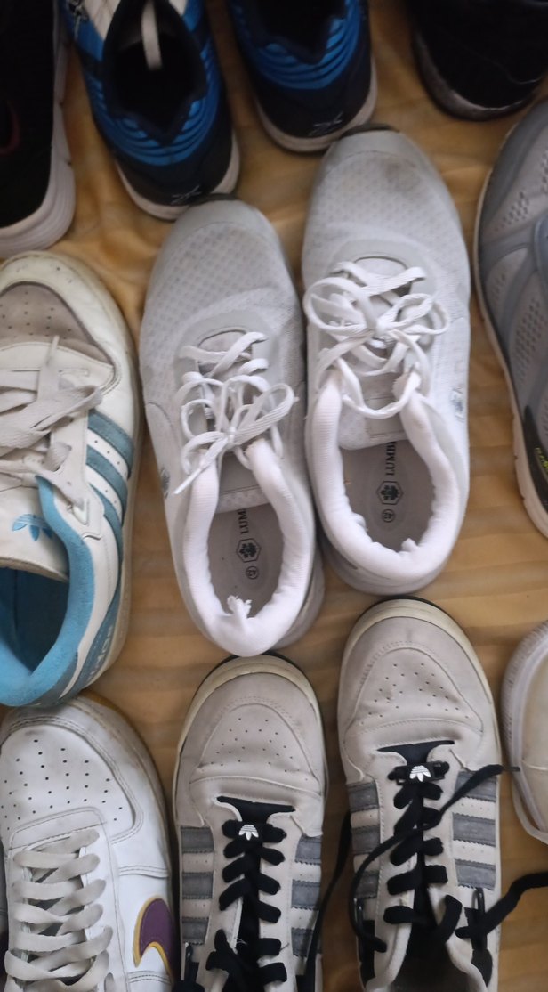 Gri Beyaz Erkek Spor Ayakkabı - Görsel 4