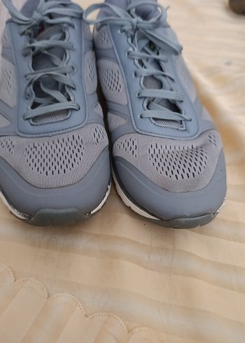 Gri Bağcıklı erkek Spor Ayakkabı - Görsel 2