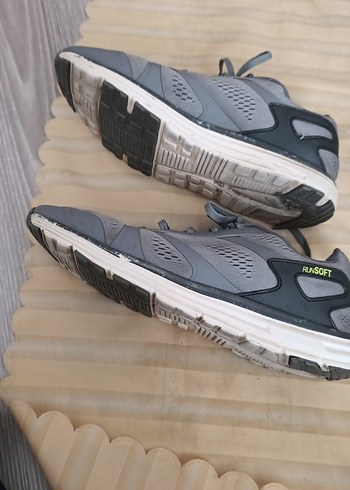 Gri Bağcıklı erkek Spor Ayakkabı - Görsel 6