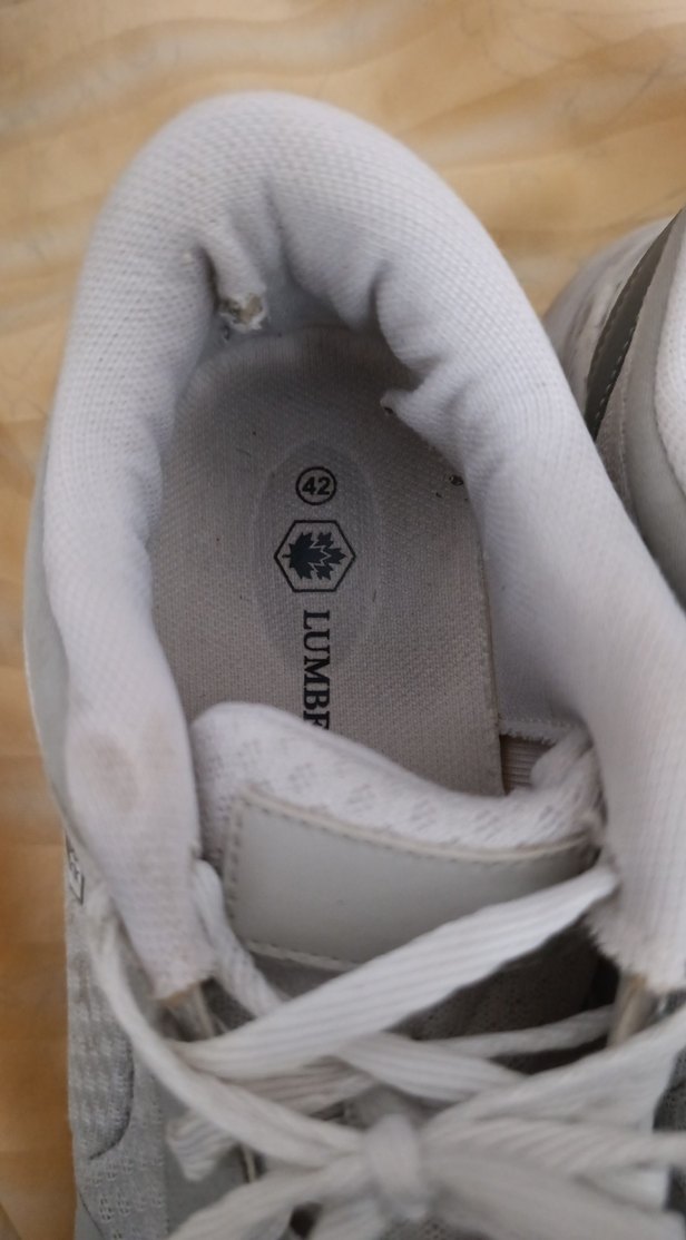 Beyaz Bağcıklı Spor Ayakkabı - Görsel 3