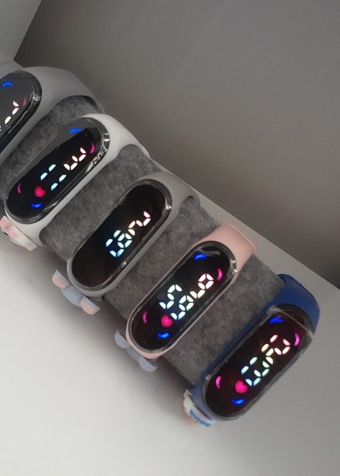 LED ÇOCUK ELEKTRONIK IZLE SU GEÇİRMEZ DOKUNMATİK - Görsel 3