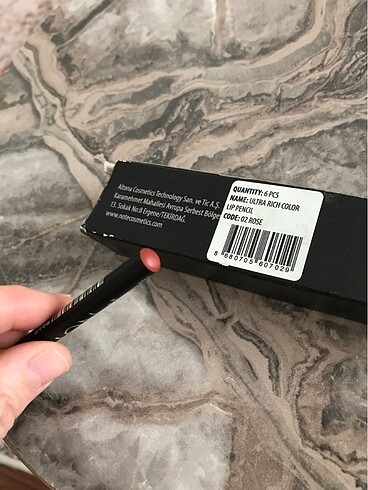  Beden Renk Note dudak kalemi rose 02