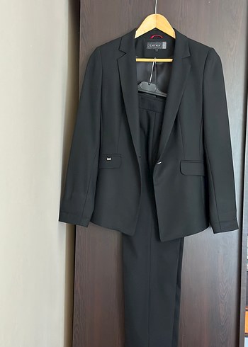 Chima Chima Siyah Kadın Ofis Takımı