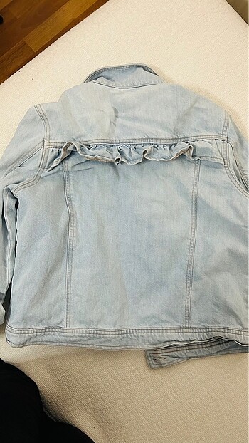 Vintage kot ceket - Görsel 3