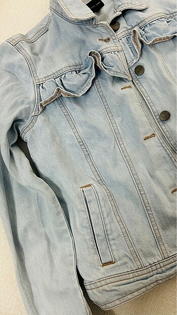 Vintage kot ceket - Görsel 2