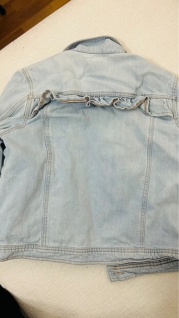 Vintage kot ceket - Görsel 4