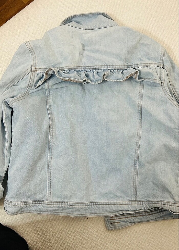 Vintage kot ceket - Görsel 3