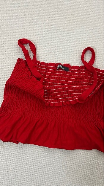 Kırmızı büstiyer - Görsel 2