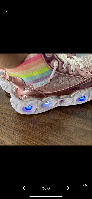 24 Beden pembe Renk Skechers spor ayakkabı