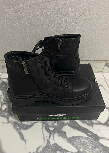 Siyah Bağcıklı Erkek Kauçuk Bot - Görsel 5