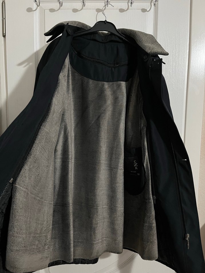 Düğmeli Gri Midi Erkek Kaban - Görsel 3