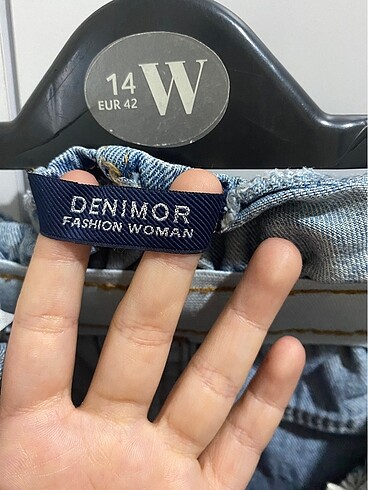 42 Beden mavi Renk Yüksel bel pantolon