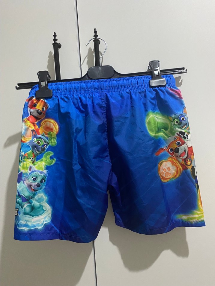 Renkli Baskılı Erkek Çocuk Mayo Şortu - Görsel 3