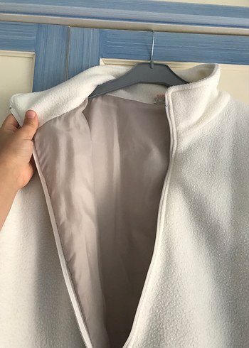 xl Beden beyaz Renk Unisex polar ceket