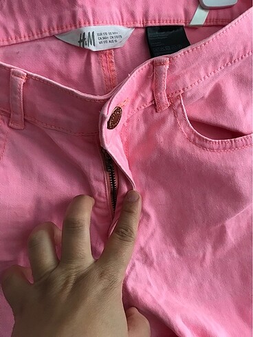 13-14 Yaş Beden pembe Renk H&m şort