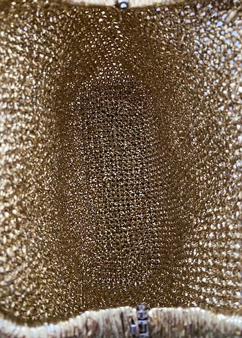 Burslu  Örgü Clutch Çanta - Görsel 4